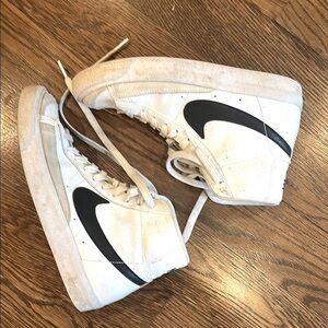 Nike Classic White and Black High-Tops